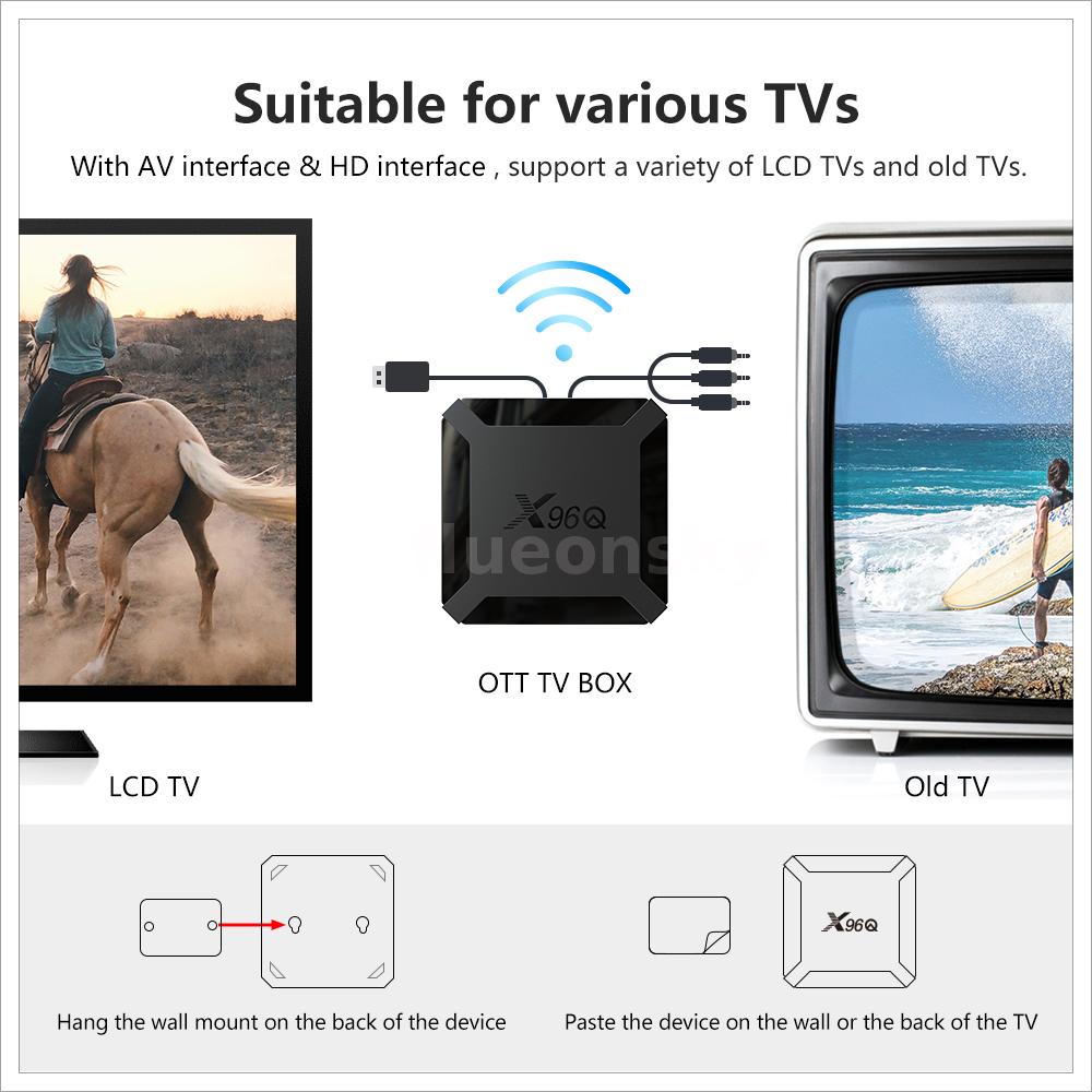 TV Box Android 10.0 X96q PRO with Factory Price Quad Core 2.4G 4K 1GB 8GB /  2GB 16GB Smart TV Android TV Box in Set Top Box - China TV Box, Android
